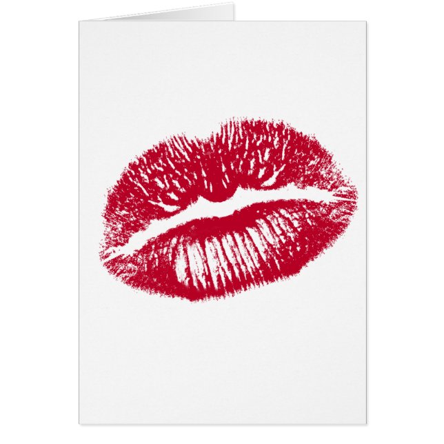 Kuss, rote Lippen (Vorne)