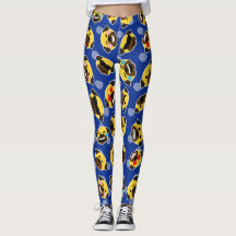 Kuss-Strumpfhosen der Mopsemoticons-(Emojis) coole