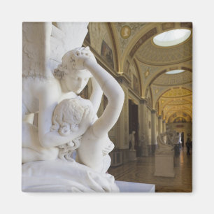 Kuss von Amor und Psyche, von Antonio Canova Magnet