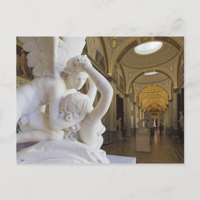 Kuss von Cupid und Psyche, von Antonio Canova Postkarte (Vorderseite)