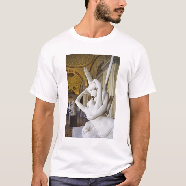 Kuss von Cupid und Psyche, von Antonio Canova T-Shirt (Vorderseite)