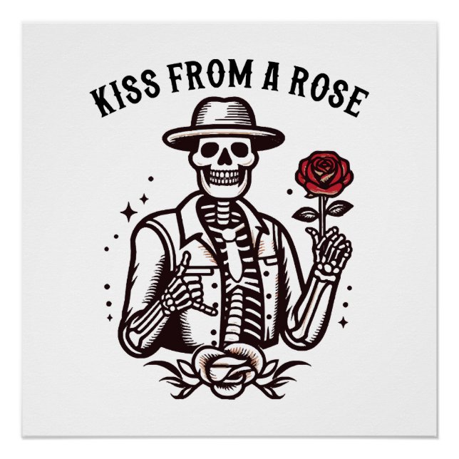Kuss von einer Rose Poster (Vorderseite)