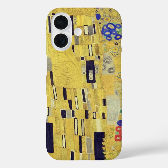 Kuss von Gustav Klimt, Detail 1 iPhone 16 Hülle (Rückseite)
