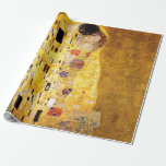 Kuss von Gustav Klimt Wrapping Paper Geschenkpapier<br><div class="desc">Gustav Klimt - Art Nouveau Artist</div>