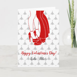 Küsschen am Valentinstag Feiertagskarte