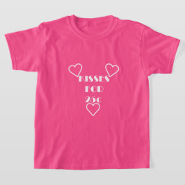Küsse für 25 Cent - T - Shirt für Mädchen 