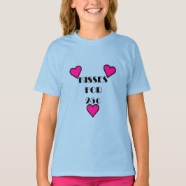 Küsse für 25 Cent - T - Shirt für Mädchen