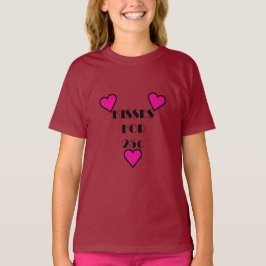 Küsse für 25 Cent - T - Shirt für Mädchen