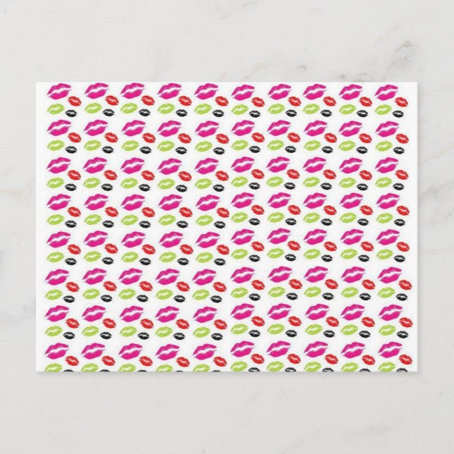 Küsse Postkarte (Vorderseite)