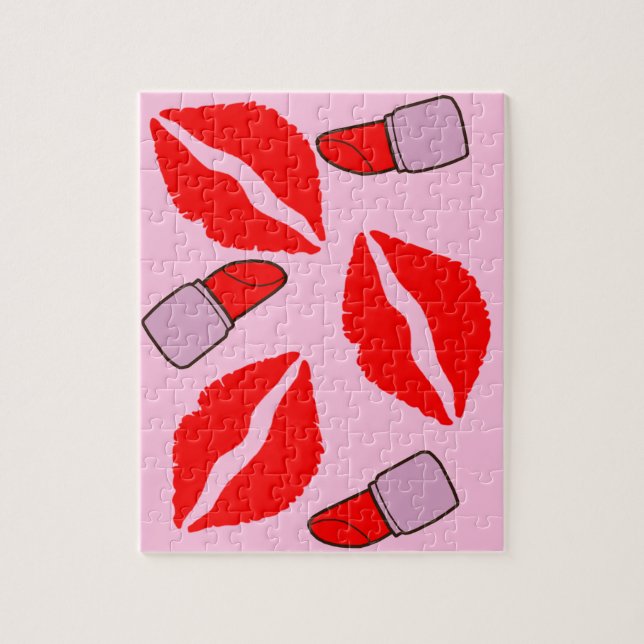 Küsse und Lippenstifte (Vertikal)