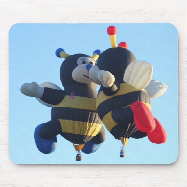 Küssen der Bienen-Mausunterlage Mousepad (Vorne)