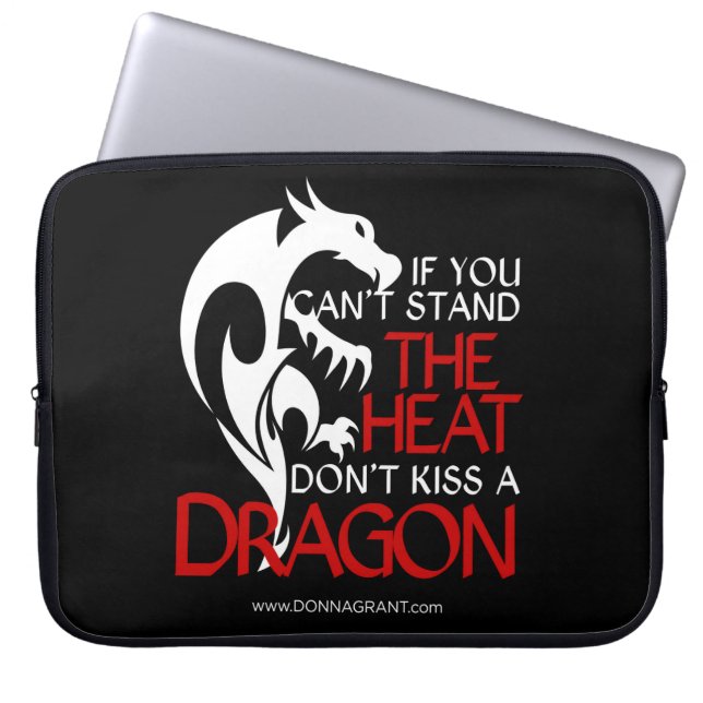 Küssen Sie einen Drachen 15" elektronische Hülse Laptopschutzhülle (Vorderseite)