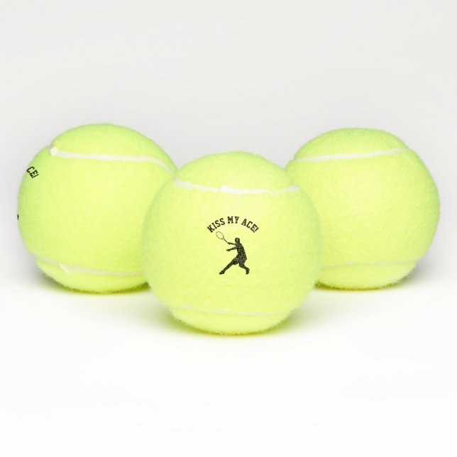 Küssen Sie meine kundenspezifischen Tennisbälle (Multi)