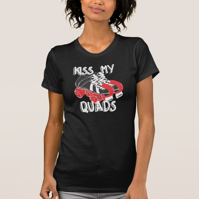 Küssen Sie meine Viererkabel T T-Shirt (Vorderseite)