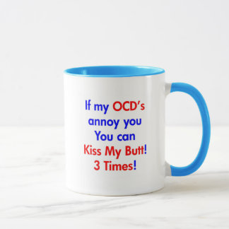 Küssen Sie meinen Hintern! 3mal! Tasse