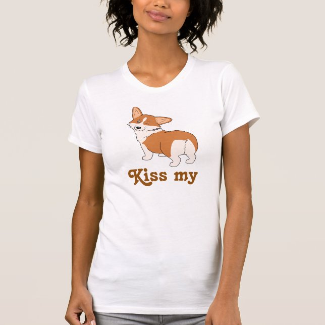 Küssen Sie meinen Hintern T-Shirt (Vorderseite)