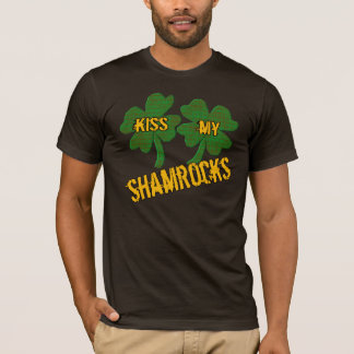Küssen Sie meinen Kleeblatt-T - Shirt