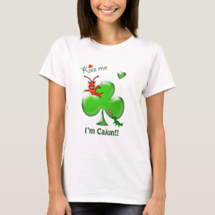 Küssen Sie mich, den ich Cajun Panzerkrebs-St T-Shirt