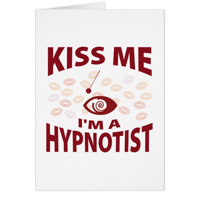 Küssen Sie mich, den ich ein Hypnotist bin (Vorne)