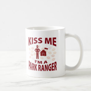 Küssen Sie mich, den ich ein Wildhüter bin Kaffeetasse