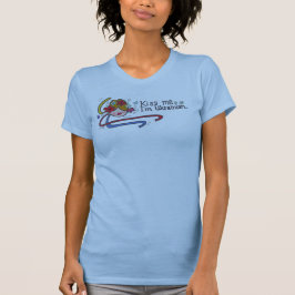 Küssen Sie mich, den ich für ukrainischen T-Shirt