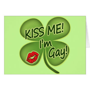Küssen Sie mich, den ich homosexuell bin