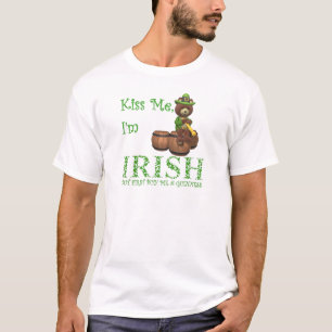 Küssen Sie mich, den ich irisch bin, aber ersten T-Shirt