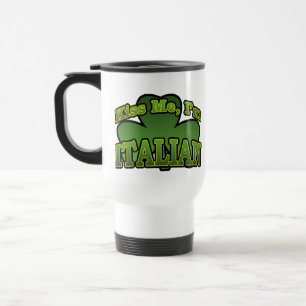 Küssen Sie mich, den ich italienische Tasse bin