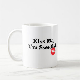 Küssen Sie mich I' m-Schwede Kaffeetasse