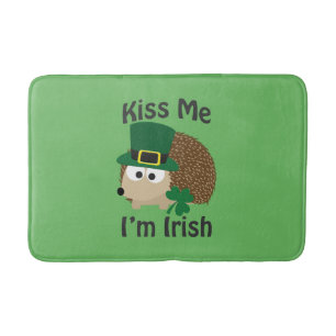 Küssen Sie mich Igel St. Patricks der Iren-Im Badematte