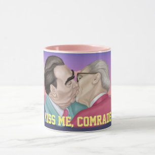 Küssen Sie mich Kamerad - Breschnew Küssen Honec Tasse