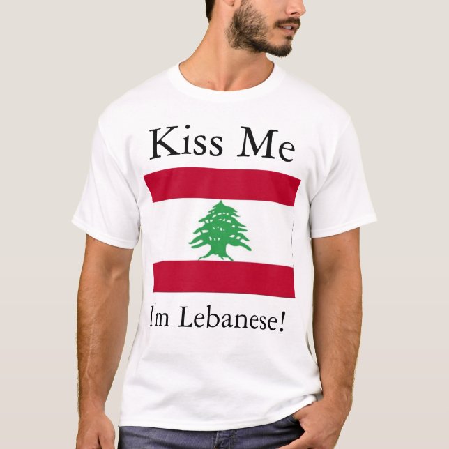 Küssen Sie mich - Libanese T-Shirt (Vorderseite)