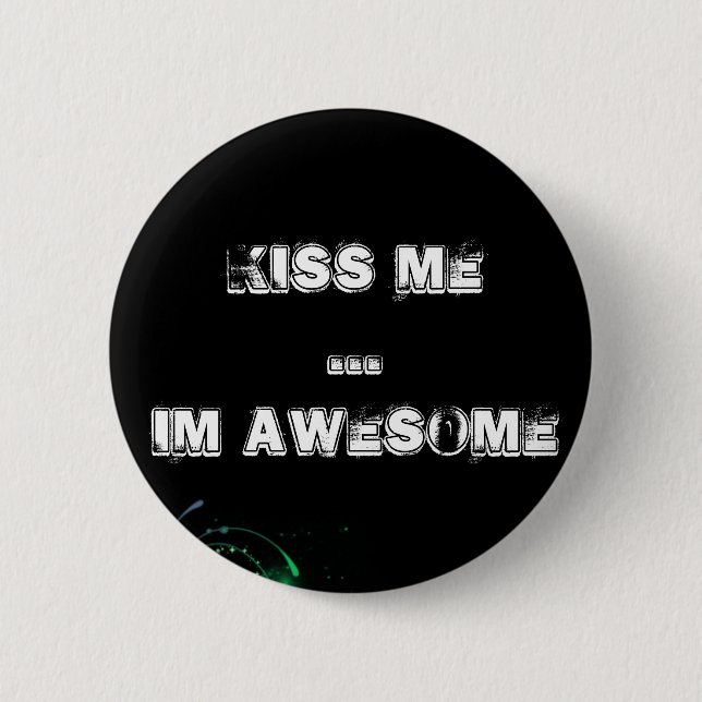 küssen Sie mich: P…: Pim awesummm Button (Vorderseite)