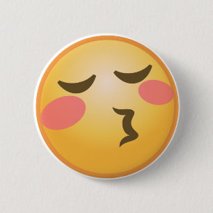 Küssen von Emoji Button