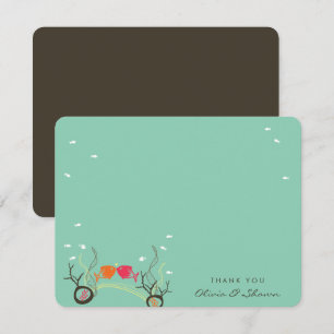 Küssen von Fischen und Hochzeiten am Korallenmeer Dankeskarte