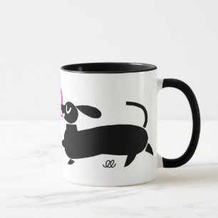 Küssen von Hunden Tasse