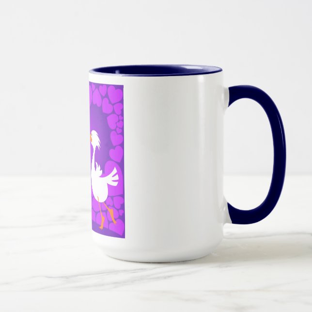 Küssende Enten, Tasse (Rechts)