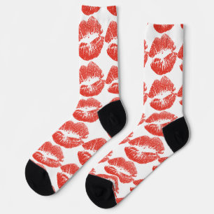 Küssende rote Lippen Thunder_Cove Socken