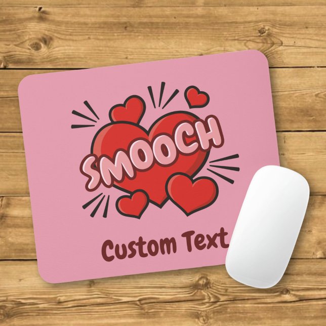 Küssender Comic-Soundeffekt Mousepad (Von Creator hochgeladen)