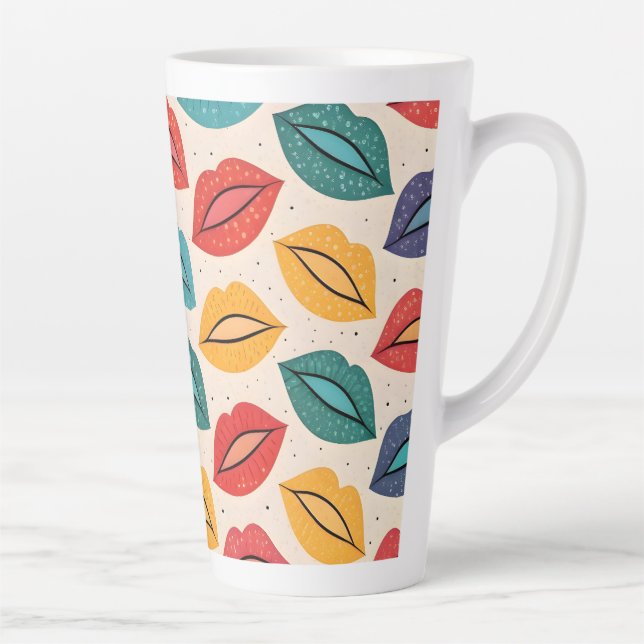 Kussmuster Milchtasse (Rechts)
