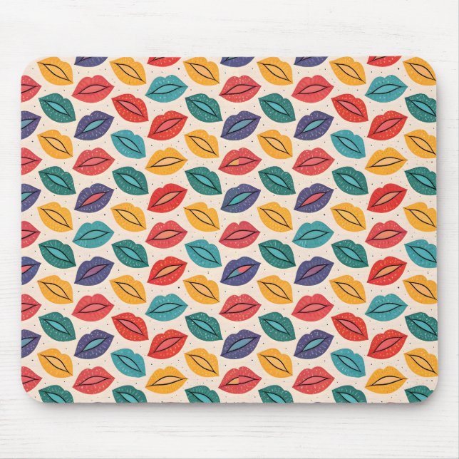 Kussmuster Mousepad (Vorne)