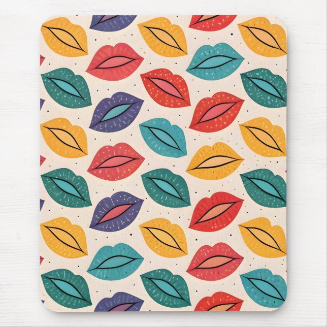 Kussmuster Mousepad (Vorne)