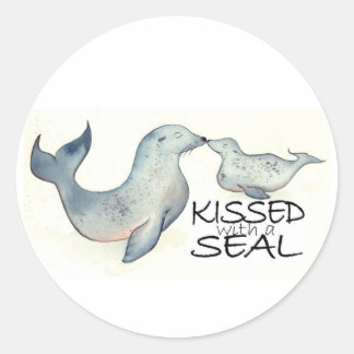 Küsst mit einem Siegel Stickers