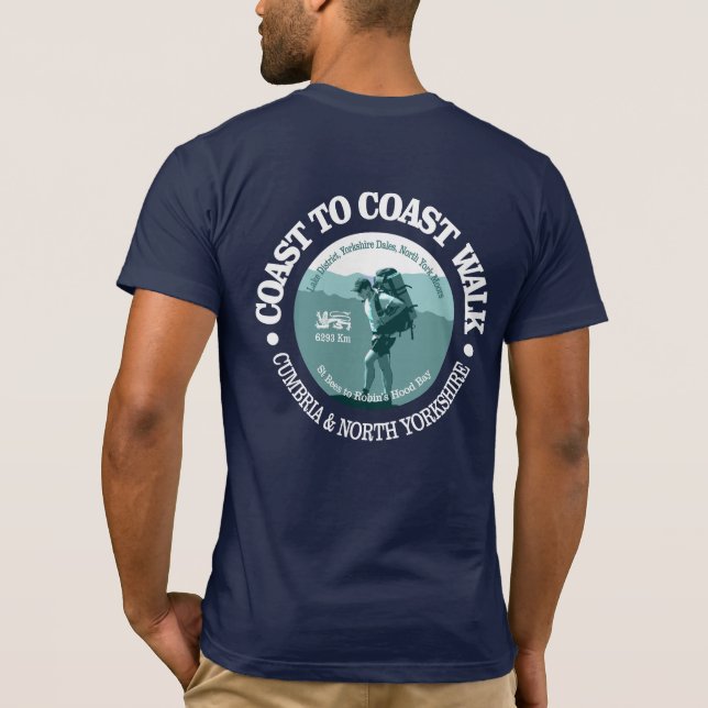 Küste bis Küste (T) T-Shirt (Rückseite)