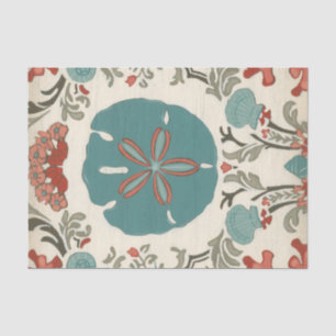 Küste - Damask I Seidenpapier