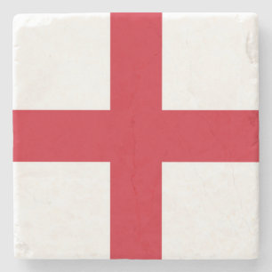 Küste der englischen Flagge Steinuntersetzer