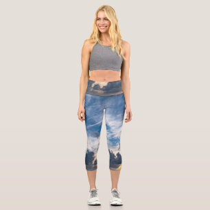 Küste des Sonnenaufgangs Hochwald Capri Leggings