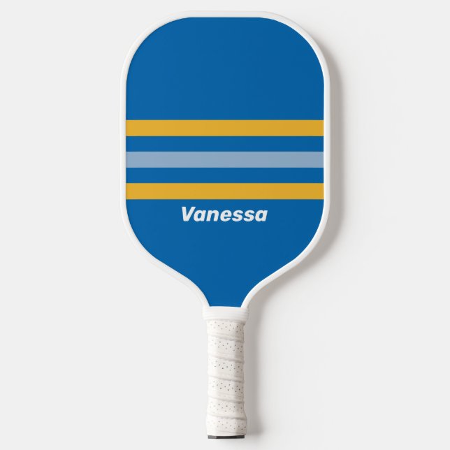 Küste durch Streifen mit Namen Pickleball Schläger (Vorderseite)
