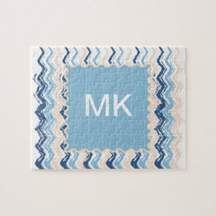 Küste-Gekritzel-Zickzack