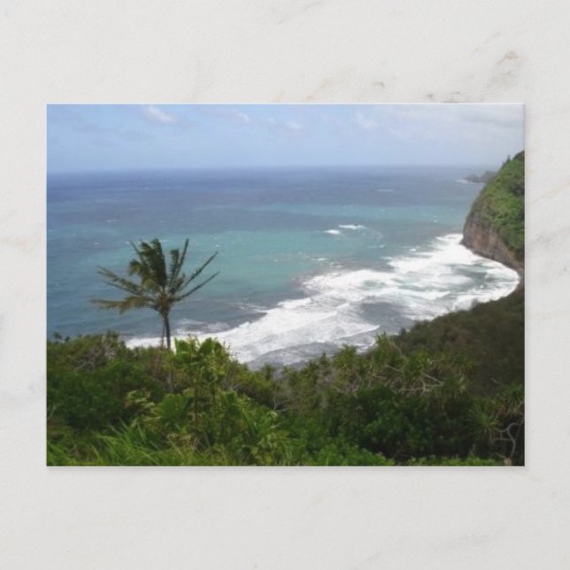 Küste Hawaii Postkarte (Vorderseite)
